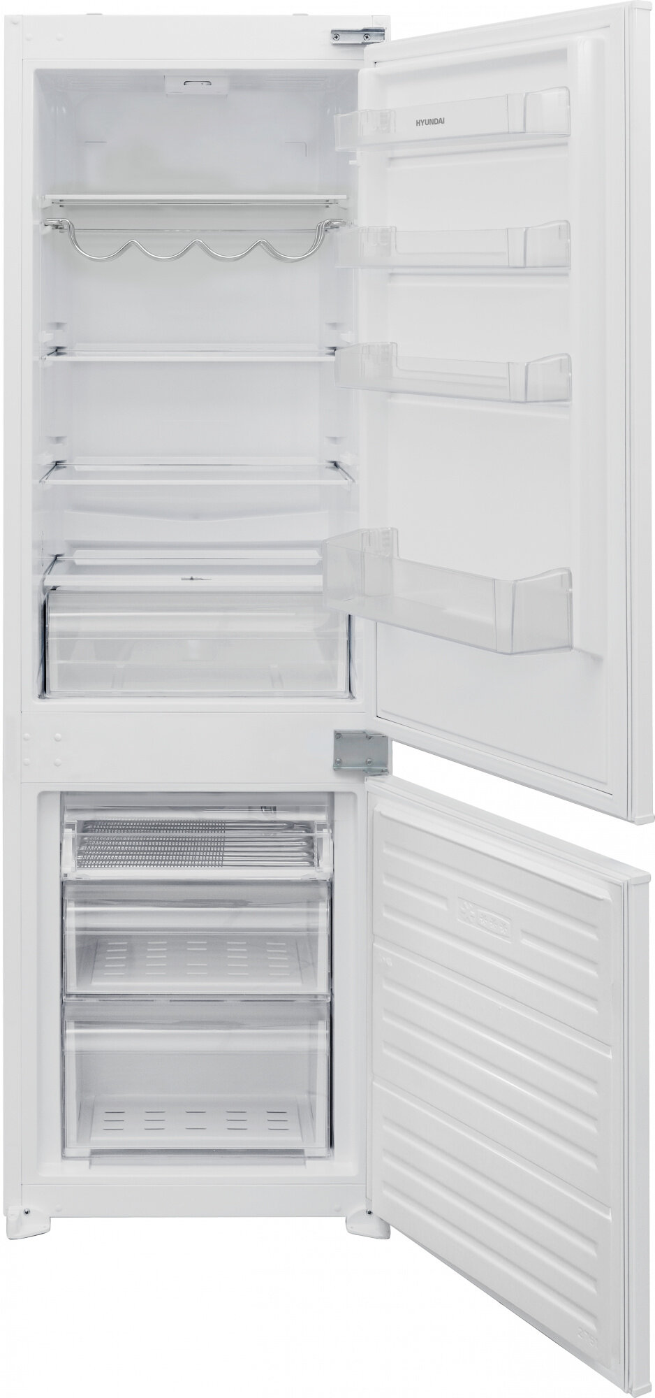 Холодильник Hyundai HBR 1771 2-хкамерн. белый - фотография № 2