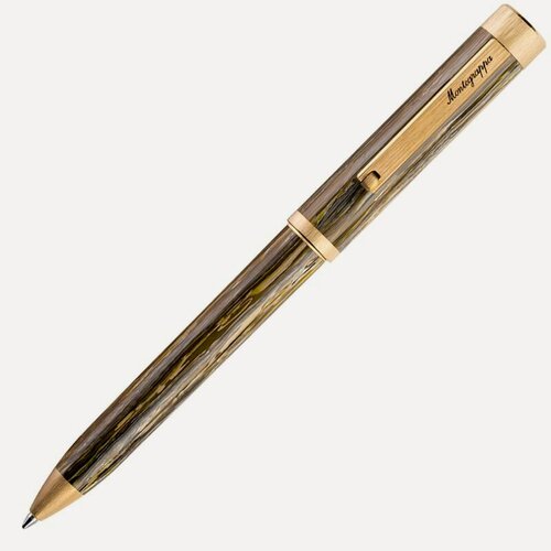 Изображение товара Шариковая ручка Montegrappa Zero Zodiac Capricorn (Козерог) Yellow Gold IP Steel. Артикул ZZ-CP-BP