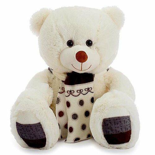 Мягкая игрушка Любимая игрушка Медведь Мартин, 85 см, молочный любимая игрушка мягкая игрушка медведь амур 120 см цвет молочный