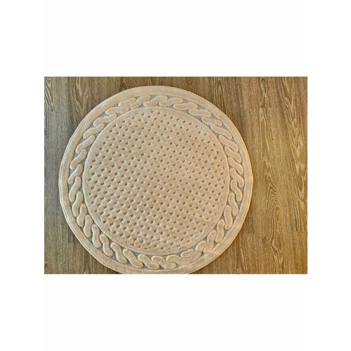 Коврик для ванной Buta Cotton PAMUKLU ERGUVAN (80*80, круг, капучино)