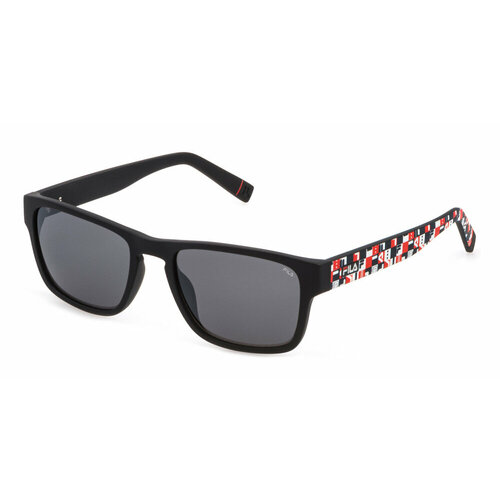 Солнцезащитные очки Fila SFI099 U28X, прямоугольные, для мужчин, черный