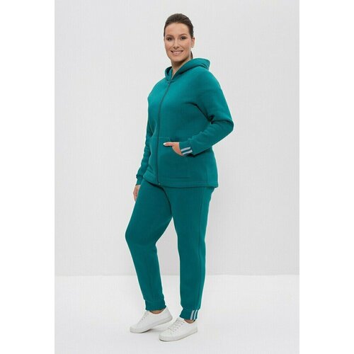 фото Костюм cleo, размер 48, зеленый, бирюзовый