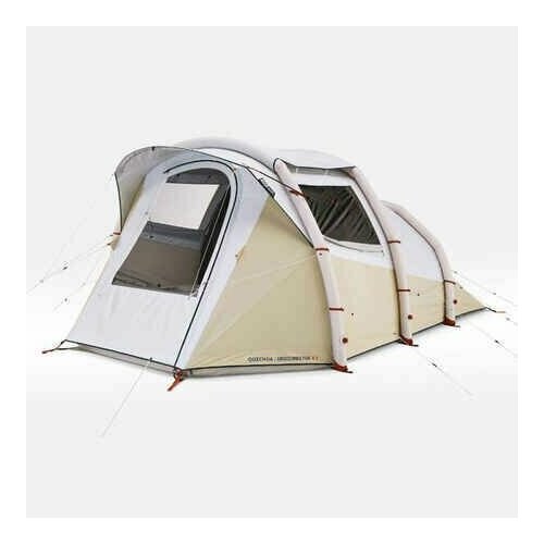 Палатка надувная 4-местная 1-комнатная Quechua AIRSECONDS 4.1 Fresh&Black