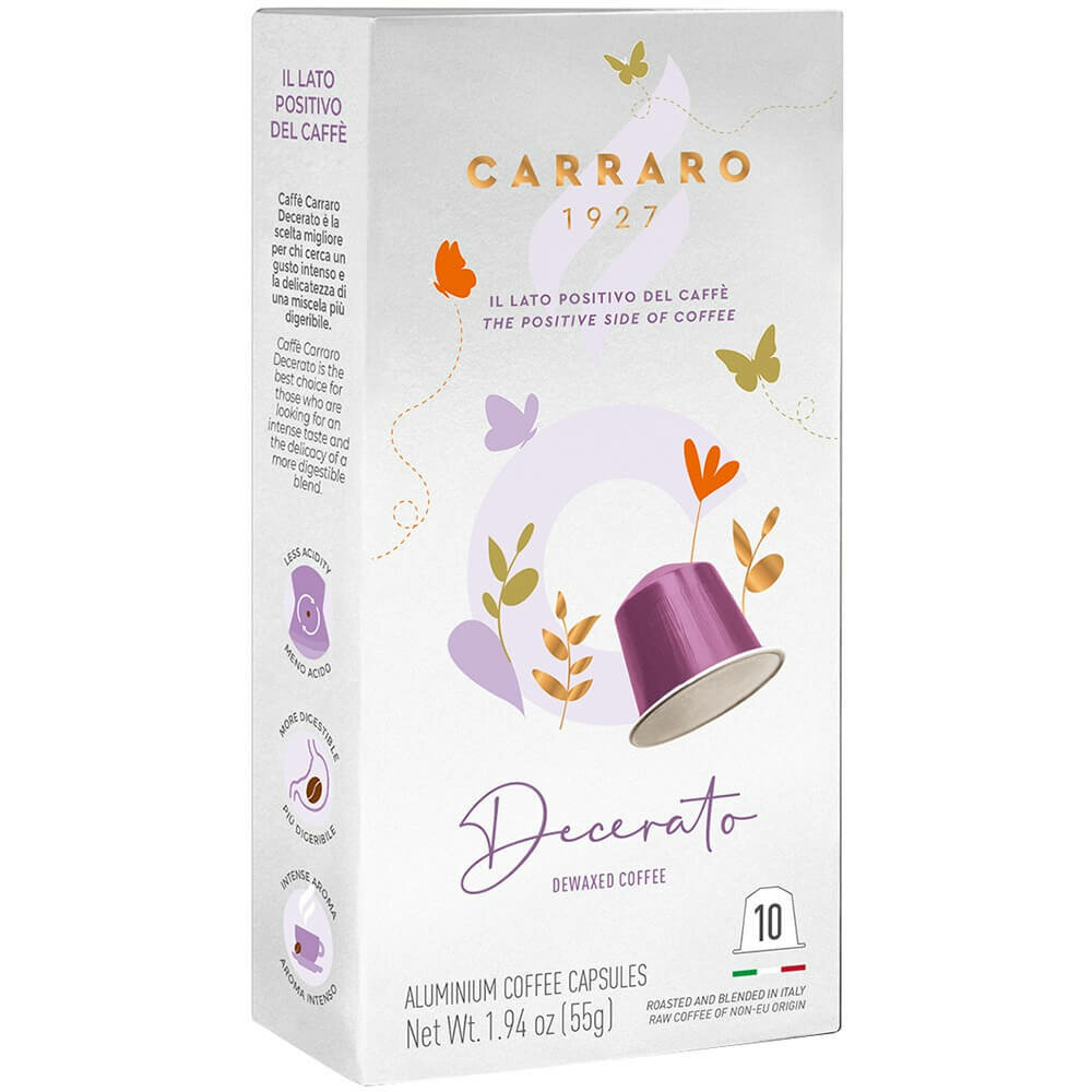 Капсулы для кофемашин Nespresso Carraro Decerato