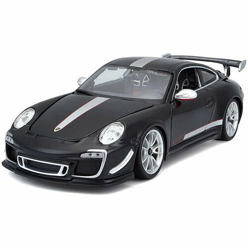 Машина Porsche GT3 RS 4.0 Bburago черный машинка 1 18 coll a porsche gt3 rs 4 0