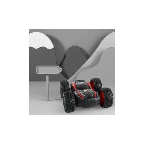 Машинка /Перевертыш 360/ 11*11*4,5см, инерционная черная, в коробке 11,5*11*5см.