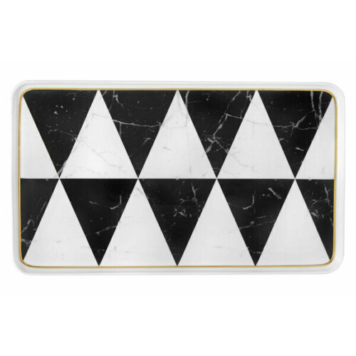 Блюдо прямоугольное Vista Alegre Каррара 34х22 см, фарфор