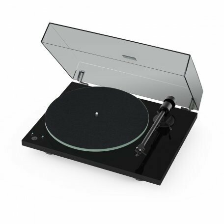 Виниловый проигрыватель Pro-Ject T1 Phono SB High-gloss black