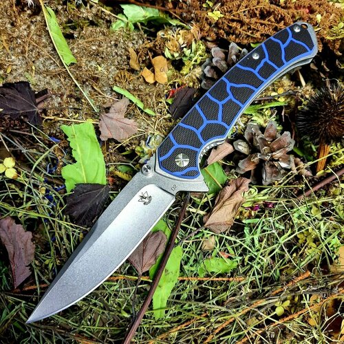 фото Складной нож лёд-02, сталь d2, куроять g10 steelclaw