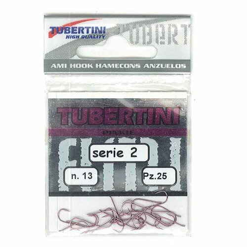 фото Крючки рыболовные спортивные tubertini серия 2 (розовые) нет бренда