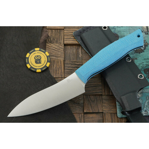 Нож Owl Knife Canadian, сталь Bohler N690, рукоять микарта джинс голубая нож с фиксированным лезвием qsp knife workaholic qs124 a сталь bohler n690 рукоять микарта