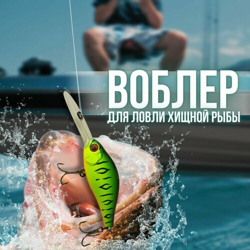 фото Воблер для ловли хищный b-switcher silent тихий заглубление 3.0-4.0м 2020 columbia fishing company