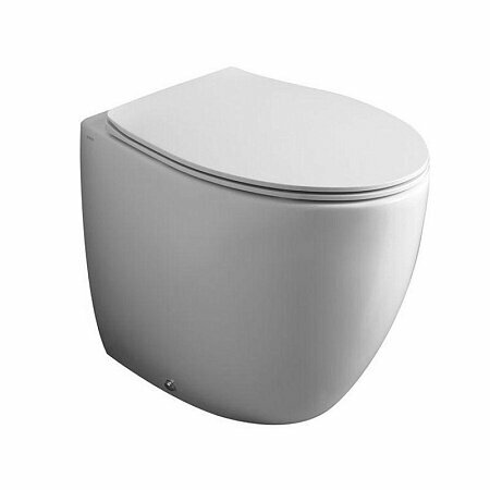 фото Унитаз приставной Simas Bormio BR 01 bi без сиденья, цвет белый