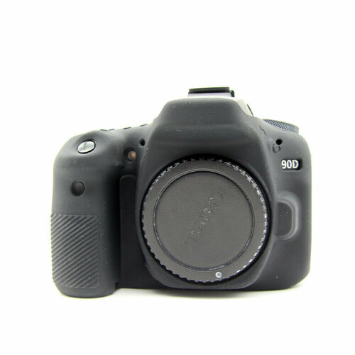 Силиконовый чехол CameraCase для Canon 90D (черный)