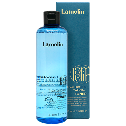 Увлажняющий тонер с гиалуроновой кислотой Lamelin Hyaluronic Calming Toner 300 мл