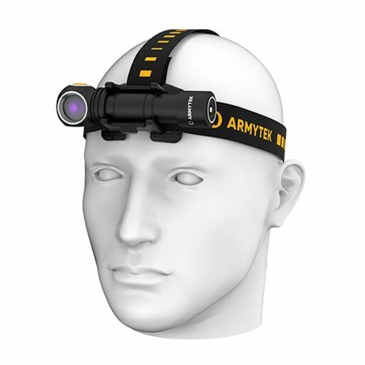 Универсальный фонарь ARMYTEK Wizard C2 WUV, черный / желтый [f08901uf] - фото №1