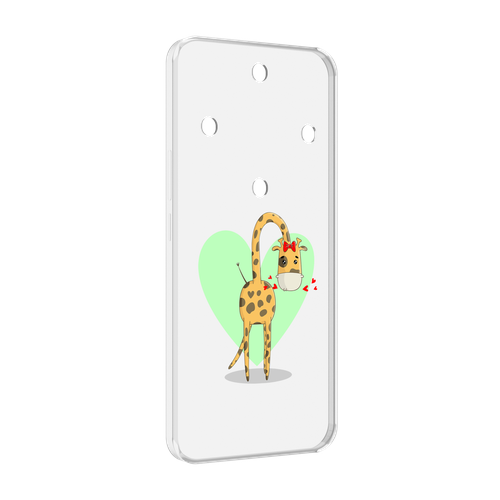 Чехол MyPads Влюбленный жираф 14 февраля для Honor Magic 5 Lite / Honor X9a задняя-панель-накладка-бампер