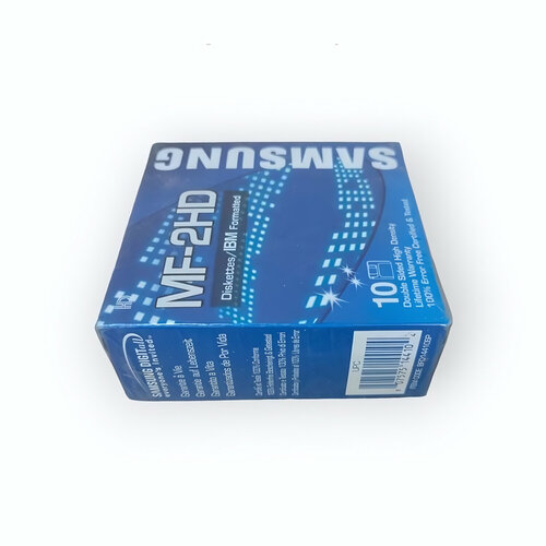 bfd14410sp дискеты samsung 1 44 мб 3 5 дюймовые mf 2hd в картонной упаковке 10 штук BFD14410SP Дискеты Samsung 1,44 Мб 3.5-дюймовые MF 2HD в картонной упаковке (10 штук)
