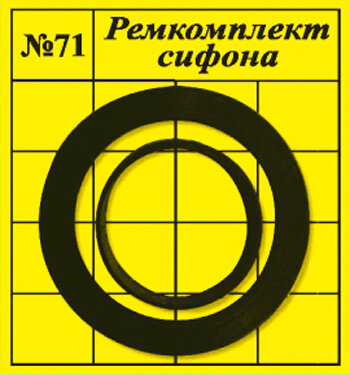 Набор прокладок 'сантехнабор' №71