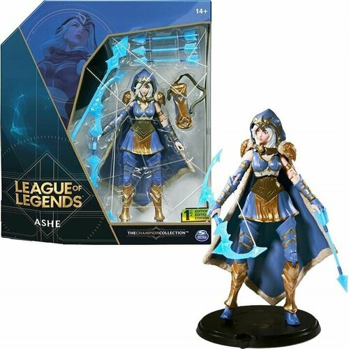 League of Legends шарнирная фигурка Эш Риот 18см с аксессуарами, Spin Master