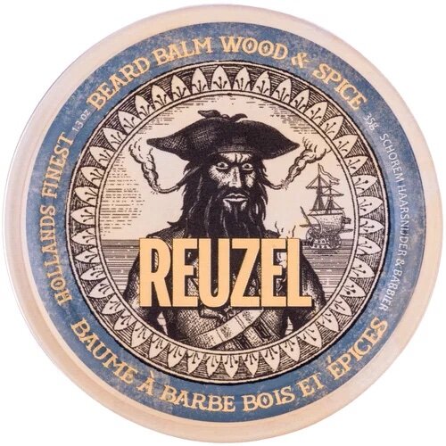 REUZEL Бальзам для бороды Wood & Spice Beard Balm, 35 г, 35 мл