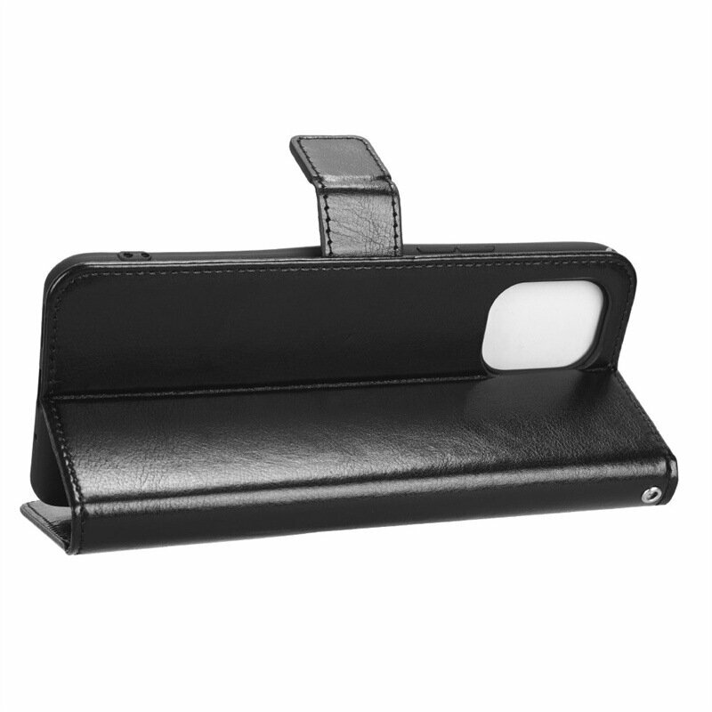 Чехол-книжка MyPads Porta Biglietti для Huawei Nova Y61 / Nova Y62 / Nova Y62 Plus / Enjoy 50z из эко-кожи с подставкой застёжкой и визитницей черный — фото 1