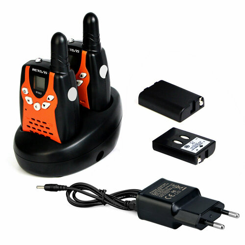 Комплект раций Retevis Ретевис RT602 детские рации с аккумуляторами 2 шт в комплекте 290000₽