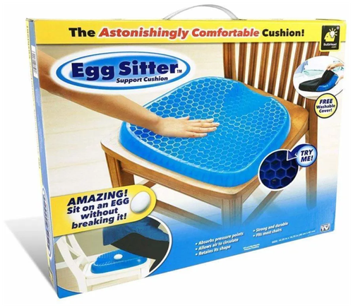 Ортопедическая, силиконовая подушка для сидения E Sitter (Размер подушки 35*33*3 см)