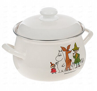 Hitt Moomin Кастрюля Собрание с эмал. крышкой 30 л С-3912АП2/4ЖмТ