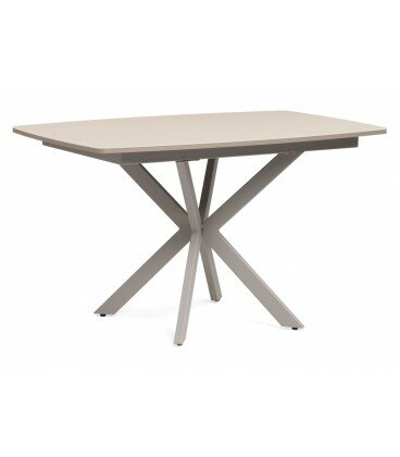 фото Стеклянный стол Палу латте / капучино