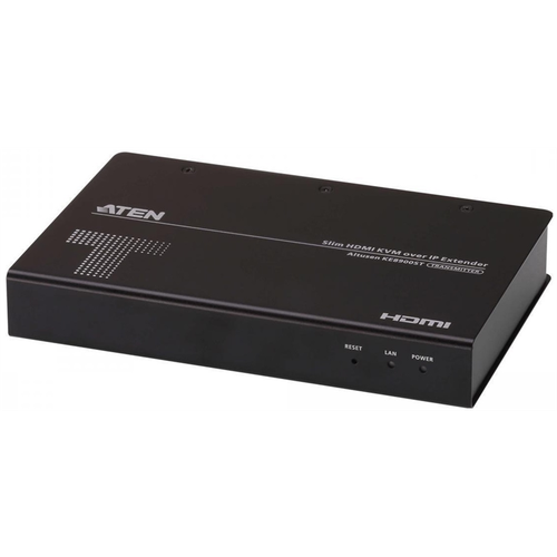 Kvm-удлинитель (передатчик) ATEN Slim HDMI Single Display KVM over IP Transmitter (KE8900ST-AX-G) передатчик dvi i dual display kvm over ip transmitter ethernet optical ke6940at ax g