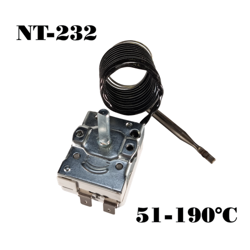Терморегулятор TECASA NT-232 PRE 51-190°C термоограничитель sp041pre tecasa 220 °с 120000006535 для фритюрницы эфк abat