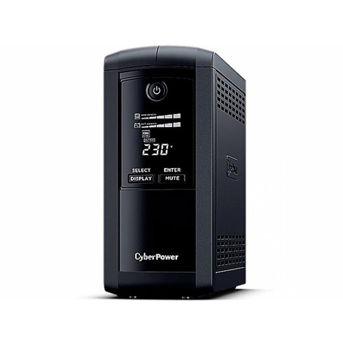 UPS CyberPower VP700EILCD {700VA 390W USB RS-232 RJ11 45 (6 IEC С13)} источник бесперебойного питания cyberpower ol10kert3upm