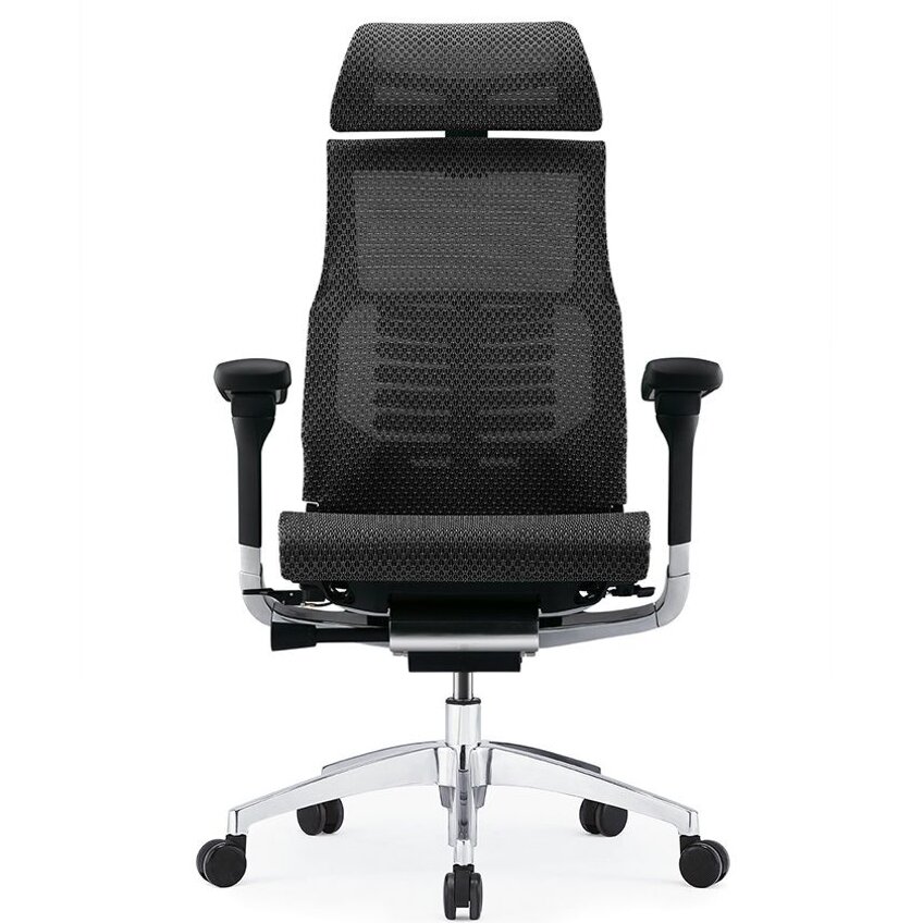 Эргономичное компьютерное кресло Comfort Seating POFIT 2 Bionic - Черная сетка/Черный каркас