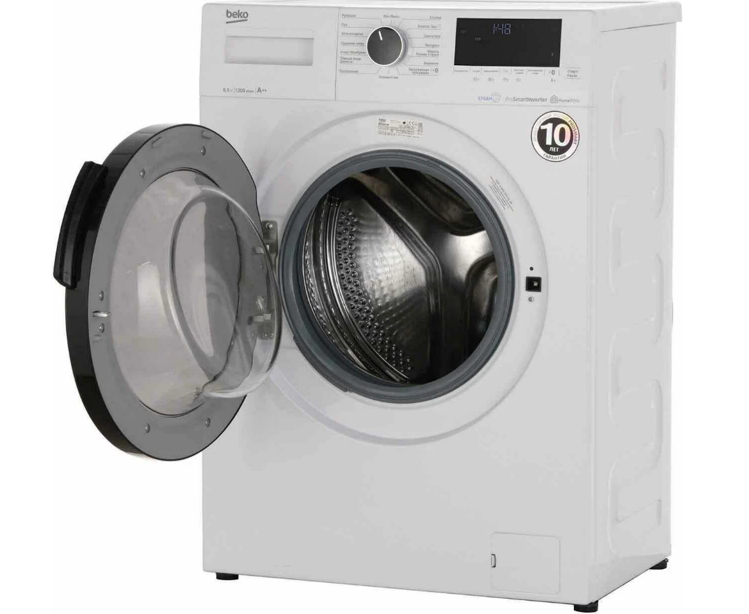 Стиральная машина Beko SteamCure WSPE6H616W + подарок - фотография № 6