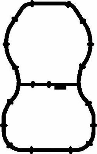 ELRING 584.600 (11617807480 / 584600 / 714123100) прокладка впускного коллектора\ BMW (БМВ) e90 / f01 / f07 / f10 / e70