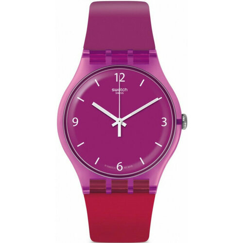 Наручные часы swatch Swatch "CHERRYBERRY" suov104 sw. Оригинал, от официального представителя., красный, фиолетовый