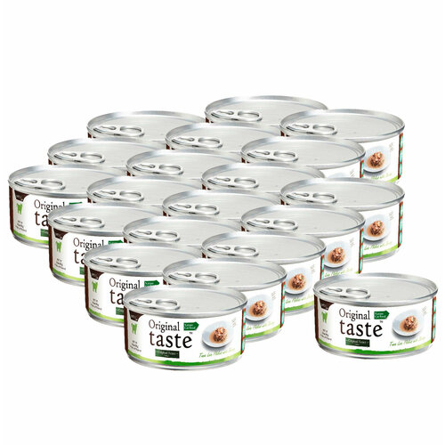 Pettric Original Taste влажный корм для кошек с тунцом и креветкой в соусе - 70 г x 20 шт.