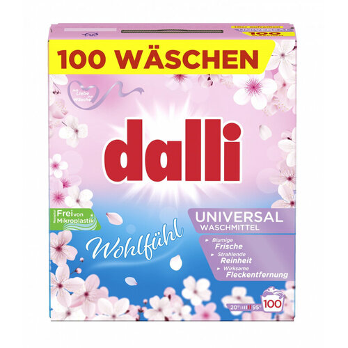 Стиральный порошок DALLI Wollwaschmittel для цветного и белого белья, 6 кг