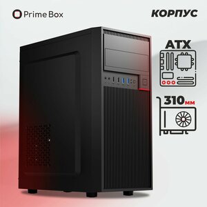 Фото Корпус компьютерный Prime Box S715 (2 - USB 2.0, 2 - USB 3.0) черный ATX, Micro-ATX, Mini-ITX