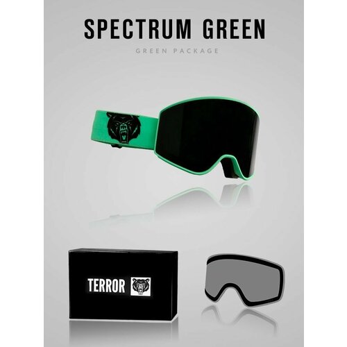 Маска горнолыжная TERROR SPECTRUM Green маска terror snow radial black