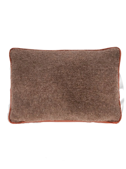 фото Империя Шерсти / Подушка декоративная интерьерная для сна съемный чехол натуральная шерсть 100% без запаха