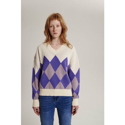 Свитер VOSQ, размер M, белый