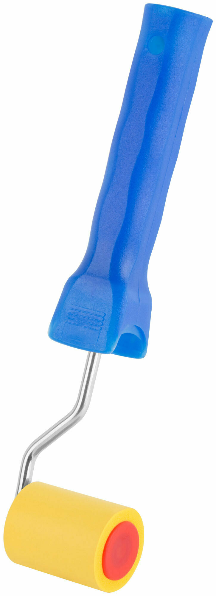 Валик прижимной для обоев резиновый желтый 50 мм