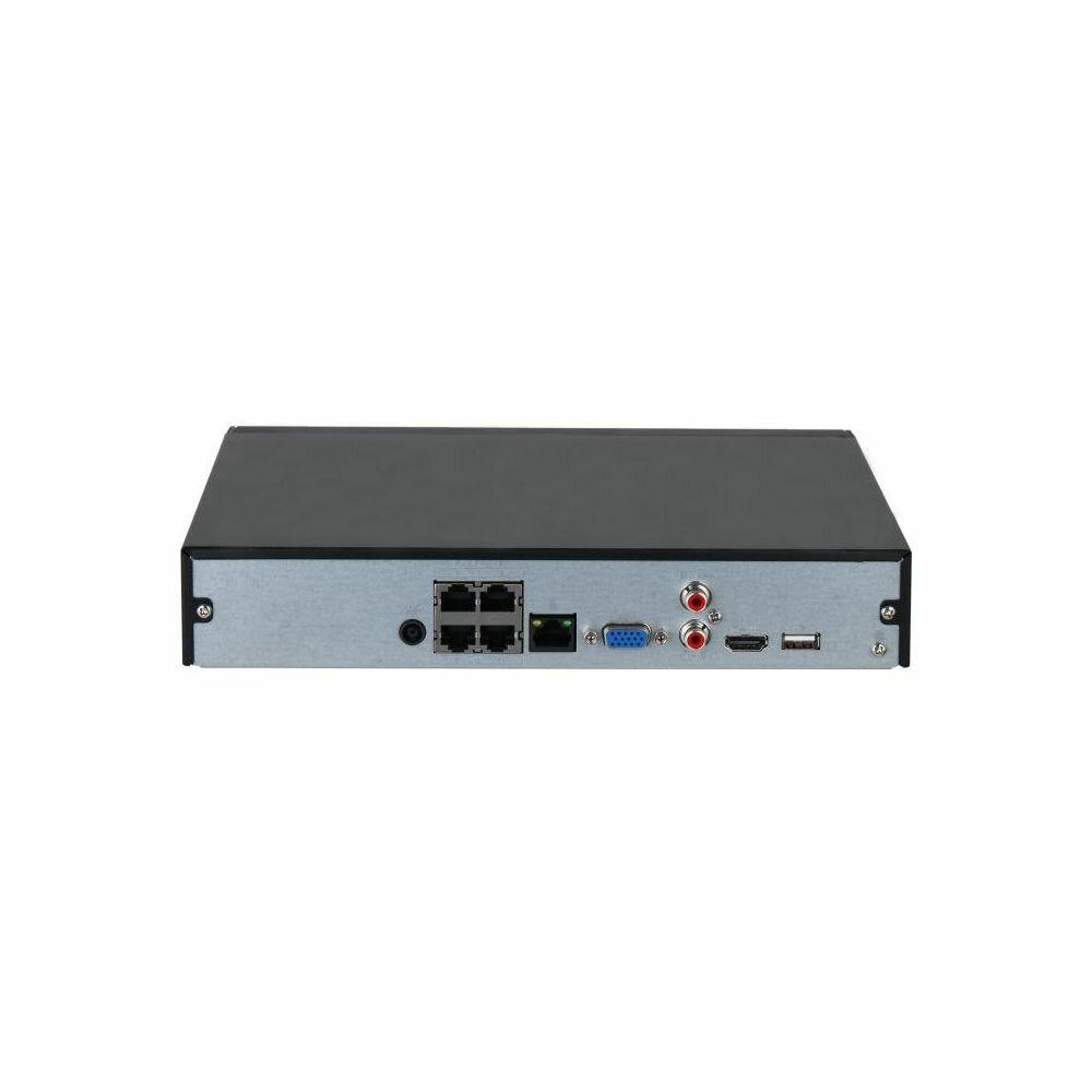 Видеорегистратор DAHUA DHI-NVR2104HS-P-S3, 4 Channel Compact 1U 1HDD 4PoE Network Video Recorder (DHI-NVR2104HS-P-S3) - фото №3