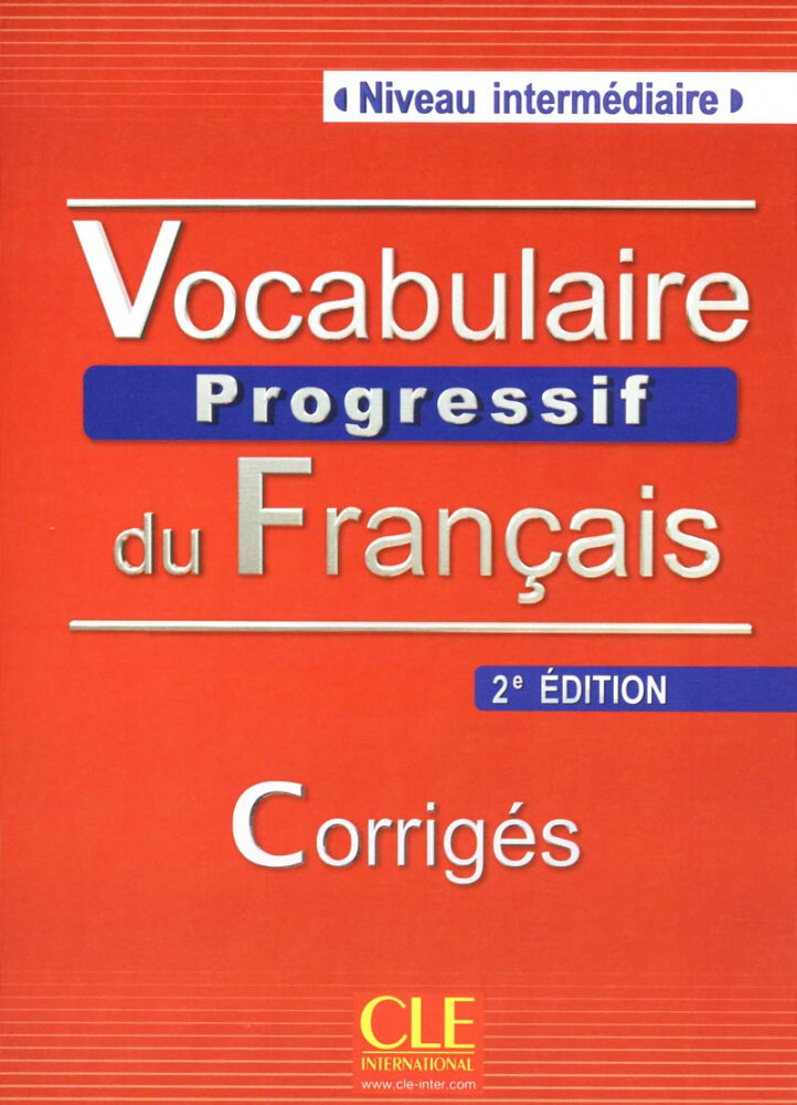 Книга CLE International "Vocabulaire Progressif du Francais - Nouvelle Edition: Corriges" - фото №2