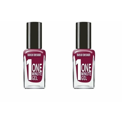 Лак для ногтей Belor Design (Белор Дизайн) One minute gel (10 мл), тон 222 х 2шт