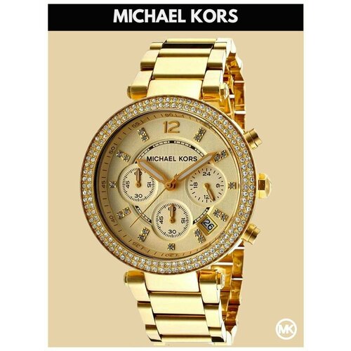 фото Наручные часы michael kors parker, золотой