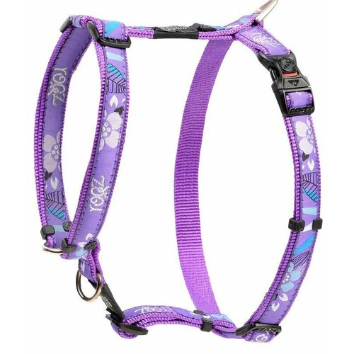 Rogz шлейка для собак Fancy Dress, 60-100 см, ширина 25 мм, цвет фиолетовый