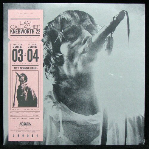 Виниловая пластинка Warner Liam Gallagher – Knebworth 22 (2LP, + poster) виниловая пластинка warner liam gallagher – knebworth 22 2lp poster coloured vinyl